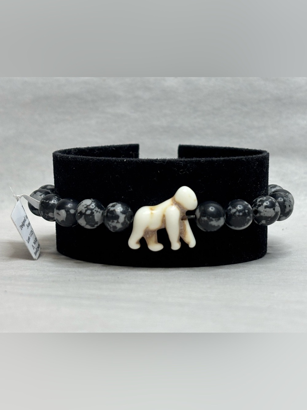 Fahlo Traverse Gorilla Black Beaded Bracelet #5978